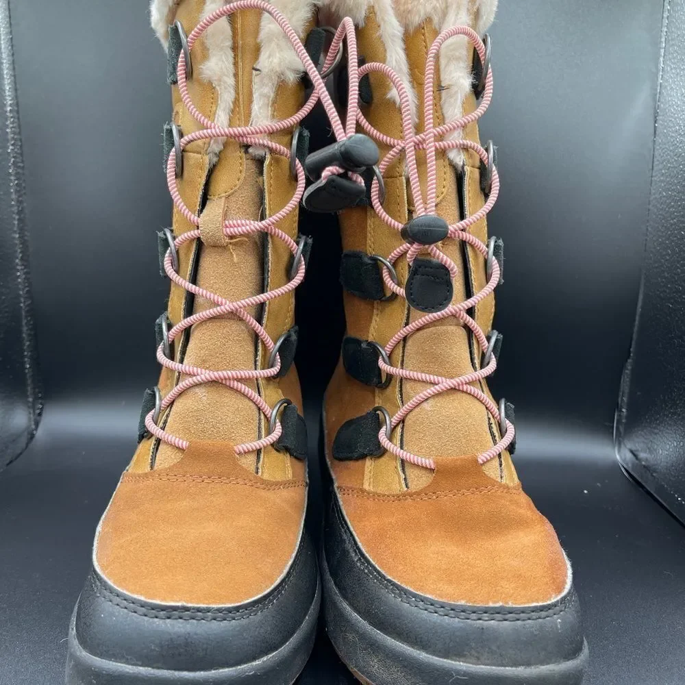 Thermolite winter faux leather and fur boots 2